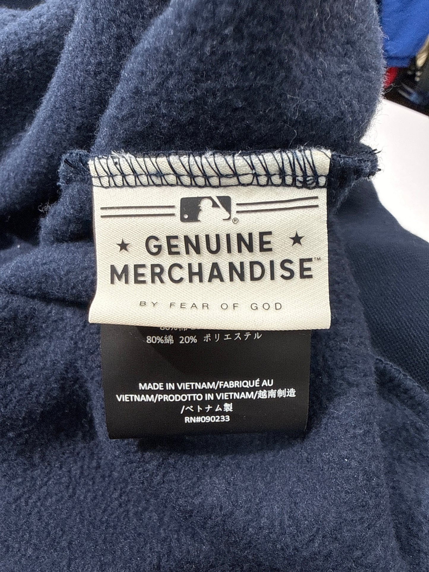 New Fear of God Essentials Mariners Raglan Half Zip Sport Hoodie