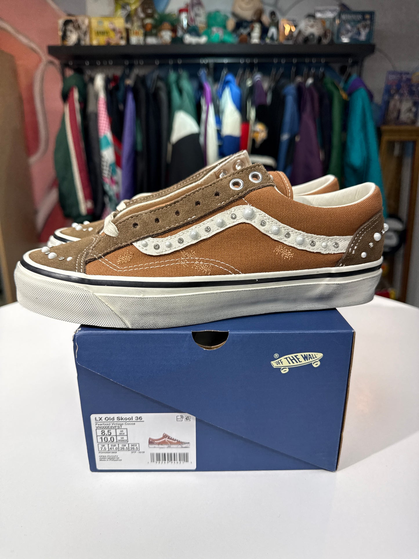 New Vans Old Skool 36 LX Pearlized Pack Cocoa Brown