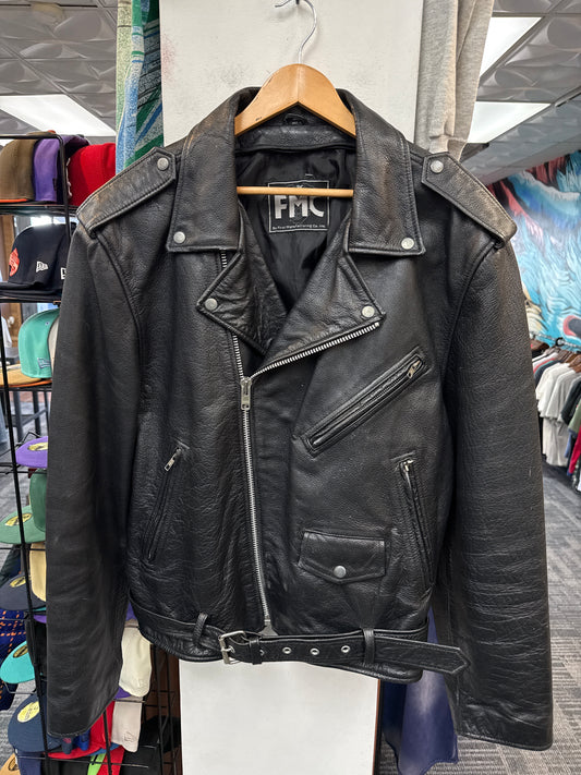 Vintage FMC Leather Biker Jacket