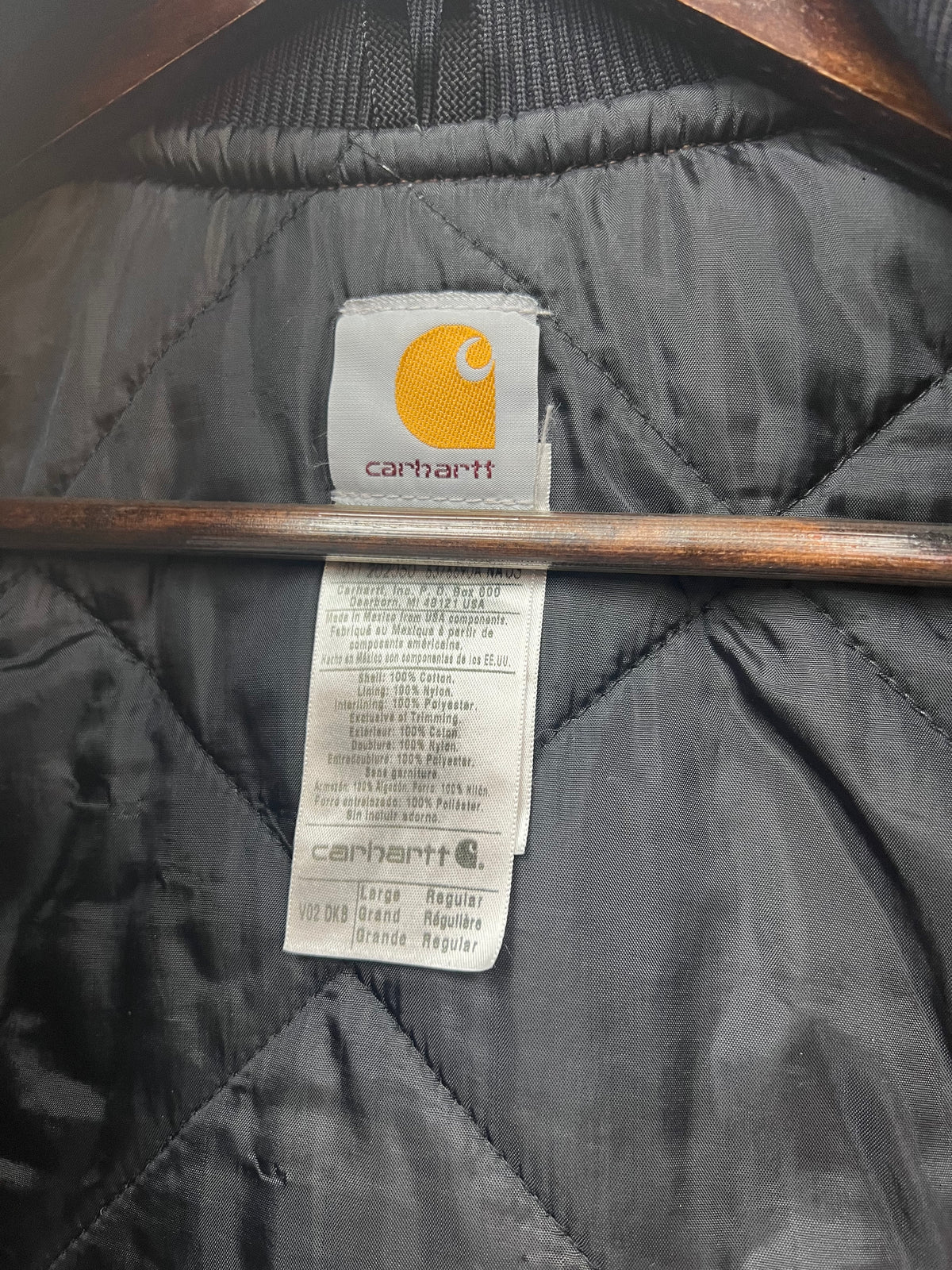 Vintage Carhartt V02 Arctic Quilt-Lined Duck Brown Vest