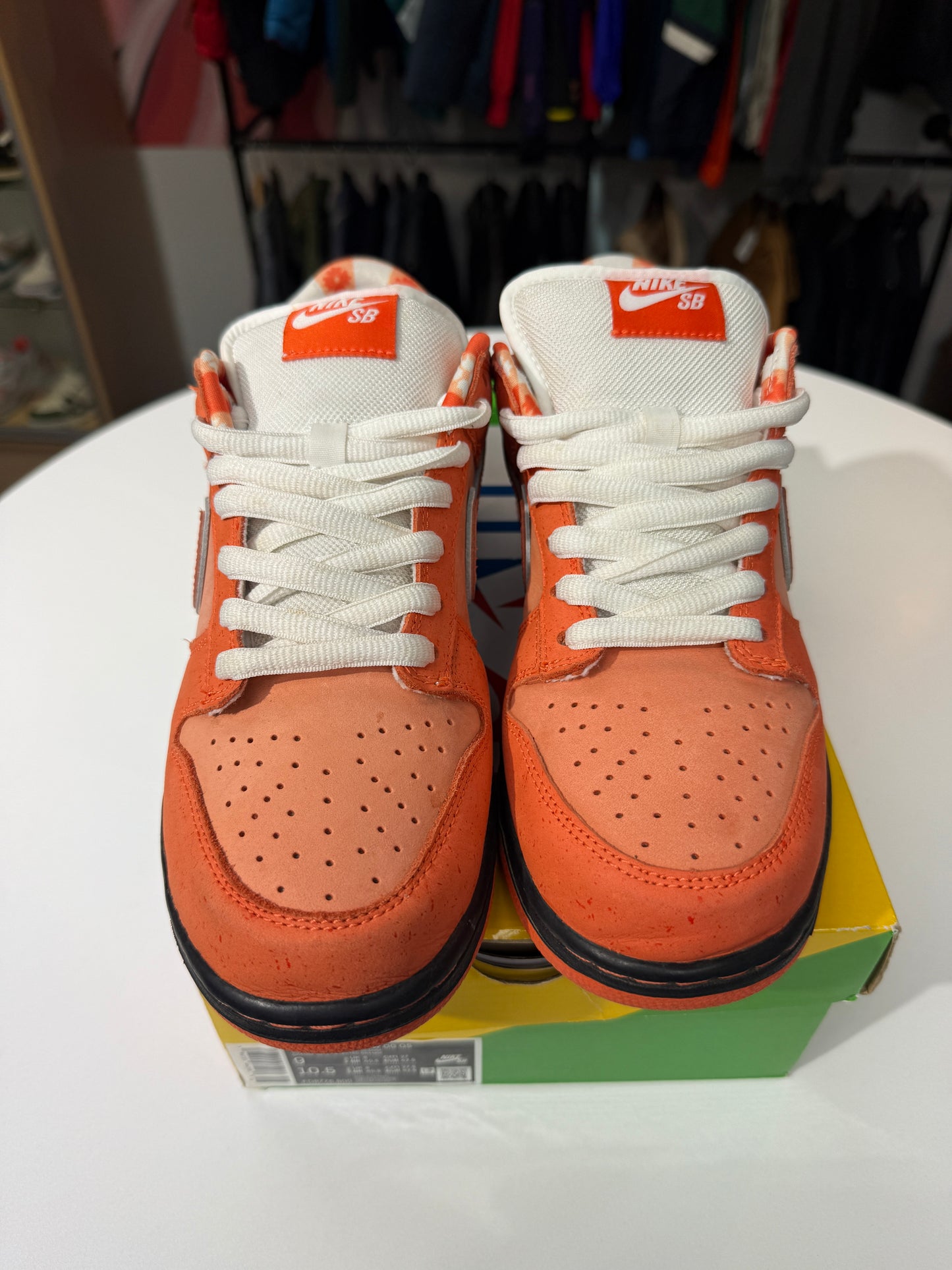 Preowned Orange Lobster Nike SB Dunk Low
