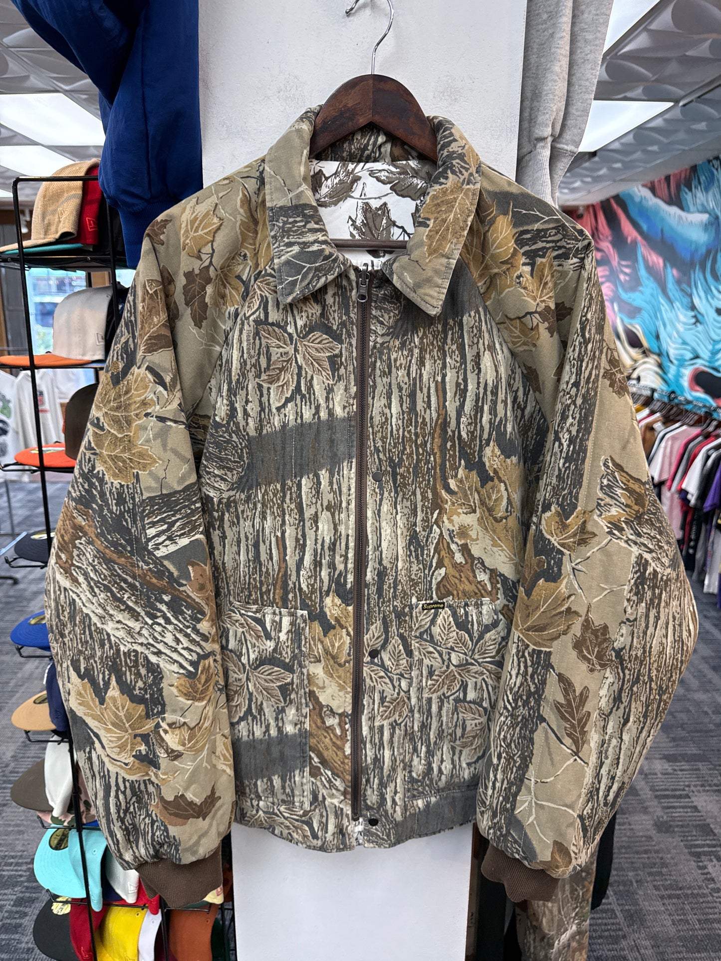 Supreme RealTree Reversible Quilted Work Jacket