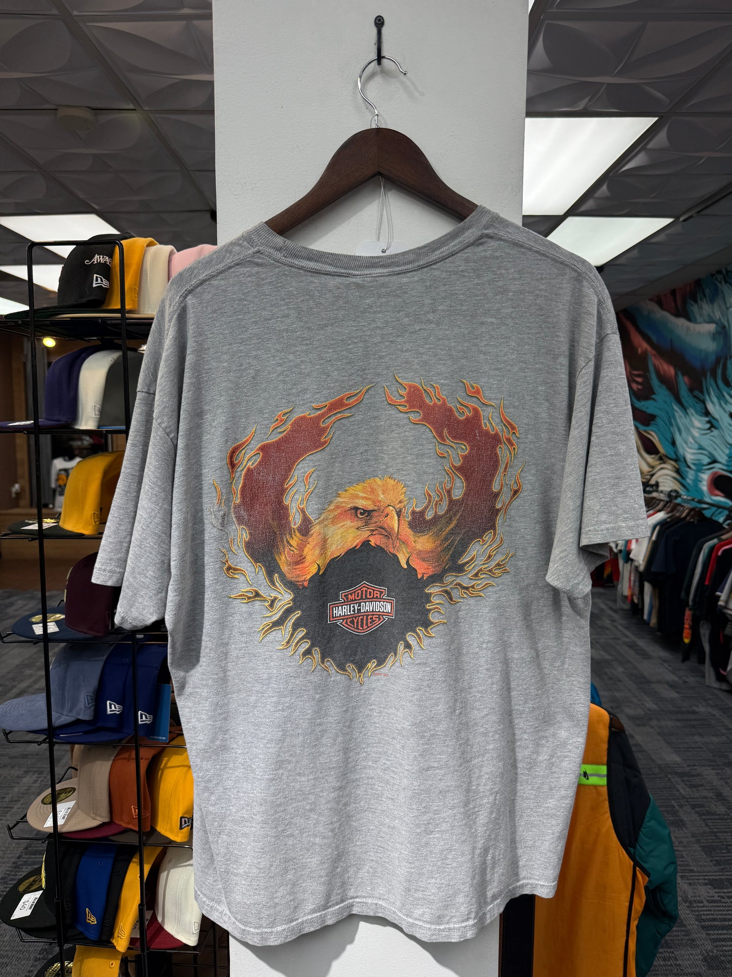 Vintage Harley Flame Eagle Tee