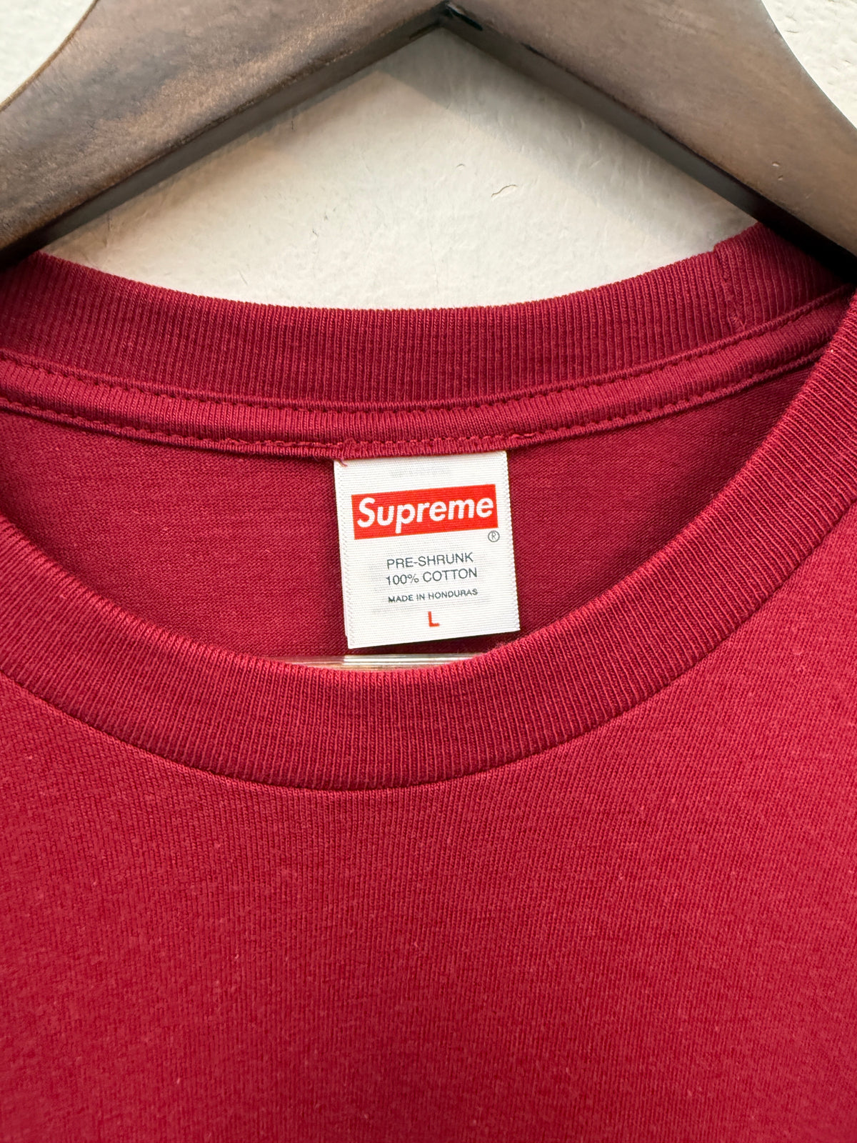 New Supreme Cardinal You Still S**k L/S Tee