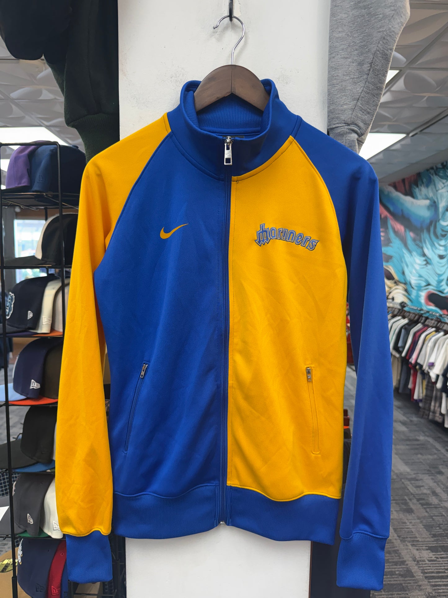 Mariners Cooperstown Split Youth Track Jacket