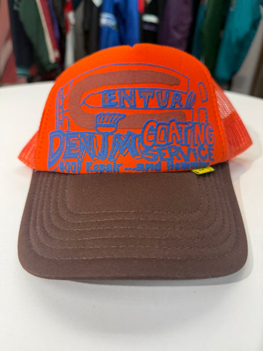 Kapital Century Denim Coating Service Trucker Hat