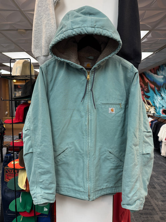 Vintage Teal Hooded Carhartt