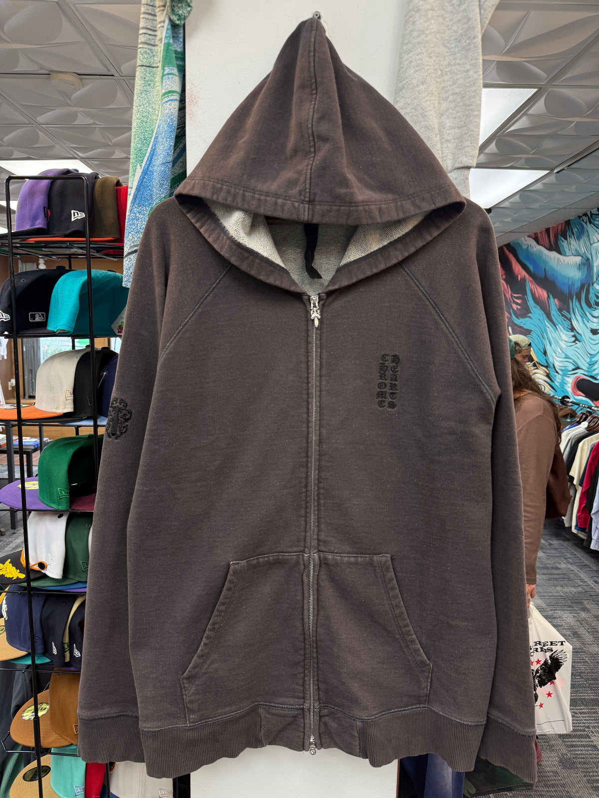 Chrome Hearts Y Not Vine Dagger Zip Hoodie