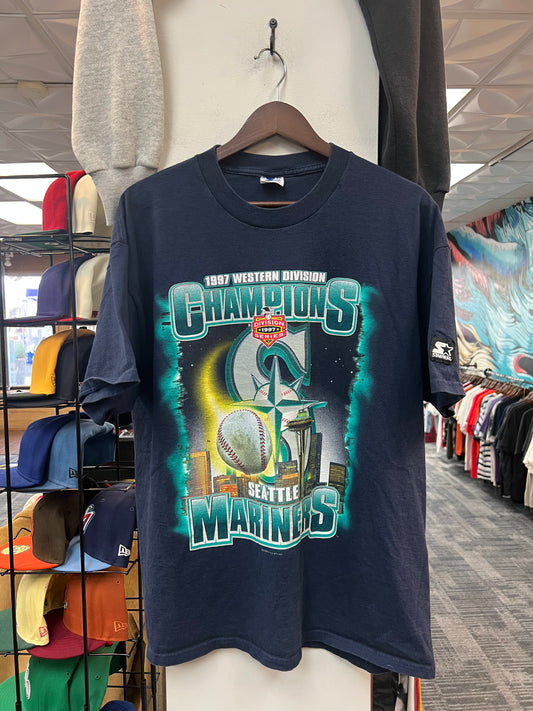 Vintage 1997 Mariners Division Champs Tee