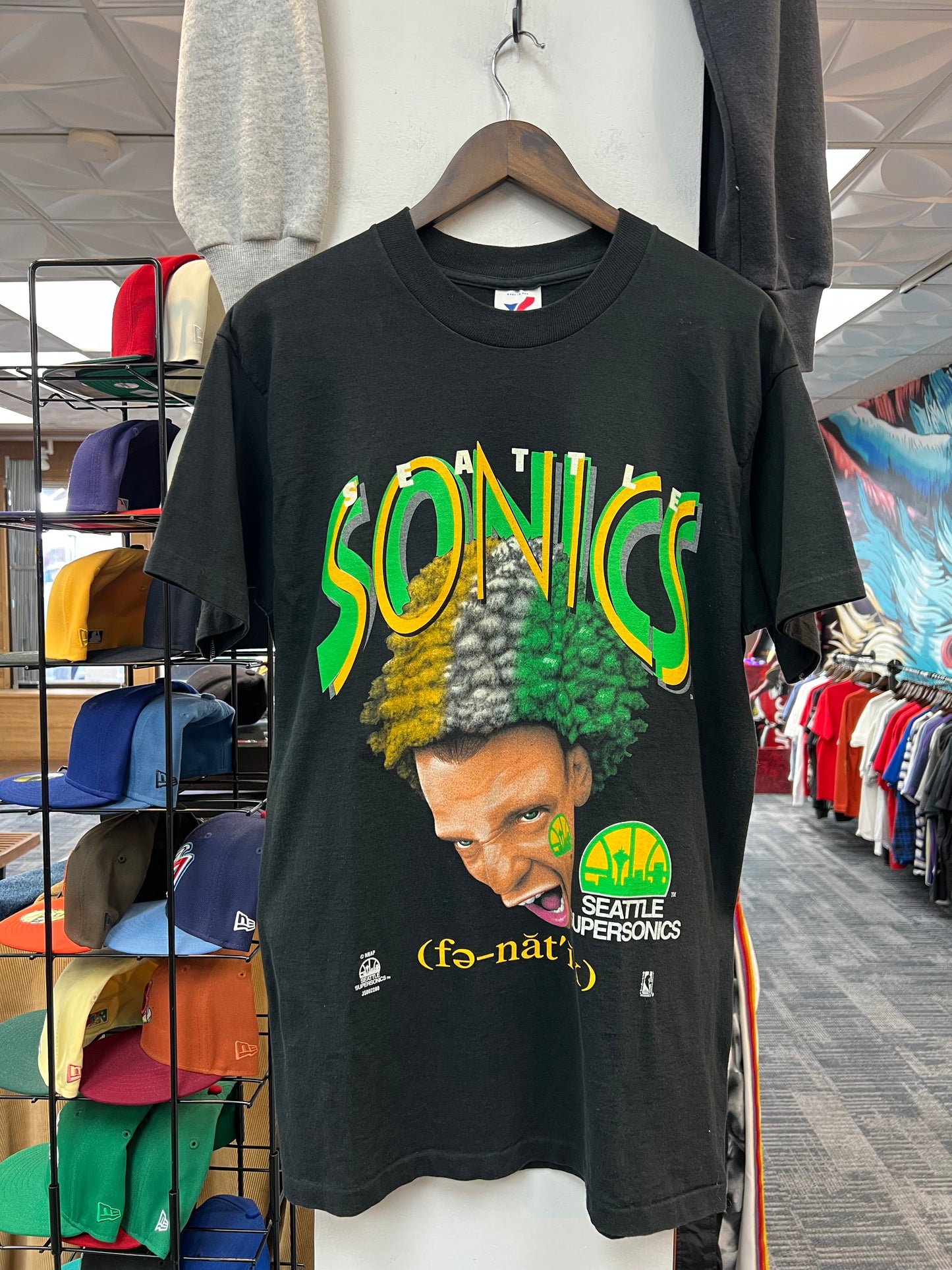 Vintage Seattle Sonics Super Fan Tee