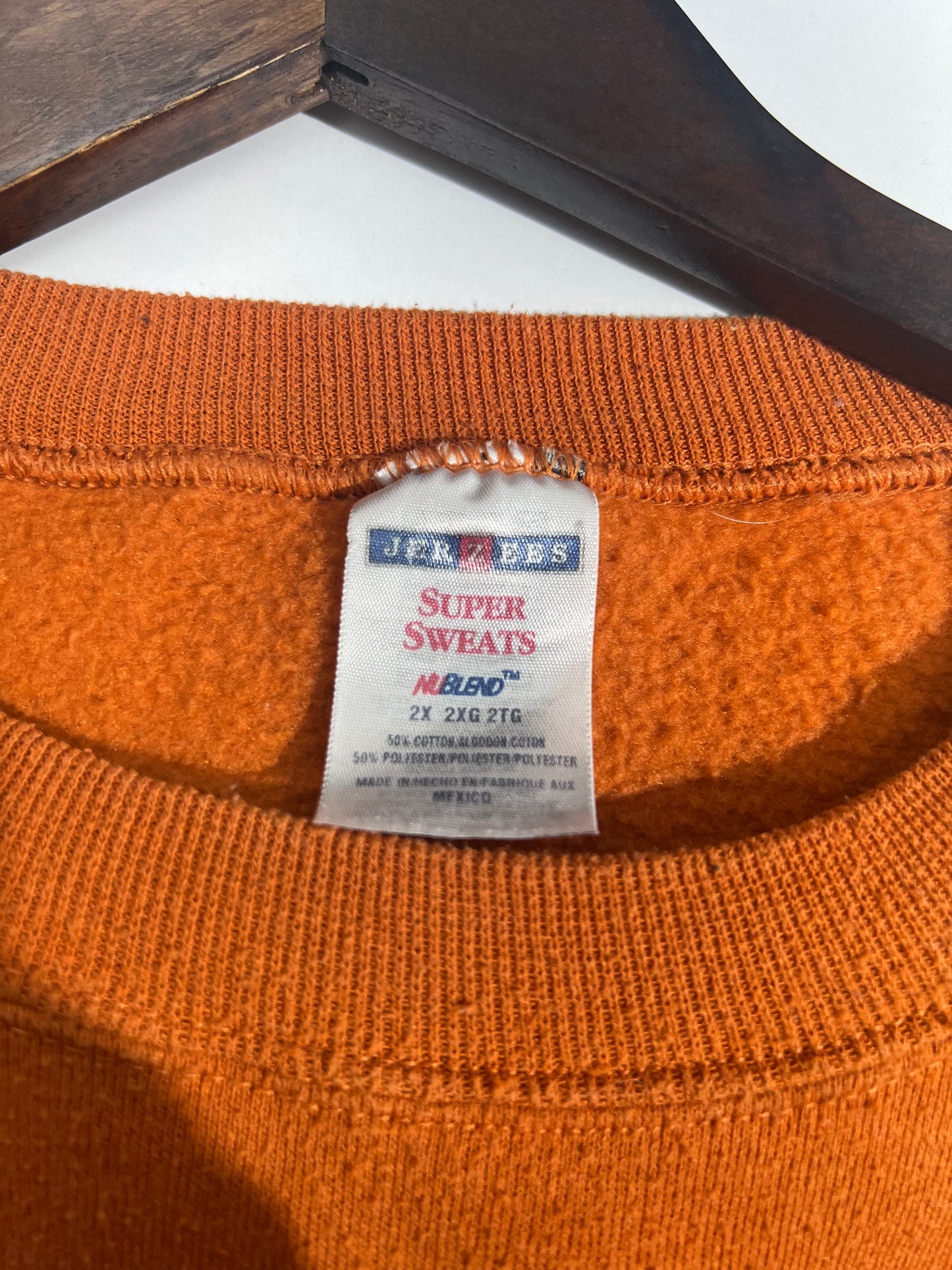 Rush Crest Crewneck Sweatshirt Orange/Blue