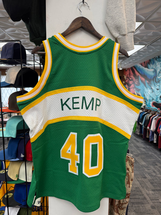 New Mitchell & Ness Sonics Shawn Kemp Jersey