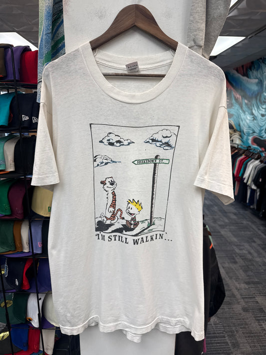 Vintage Grateful Dead Calvin & Hobbes Shakedown St. Lot Tee