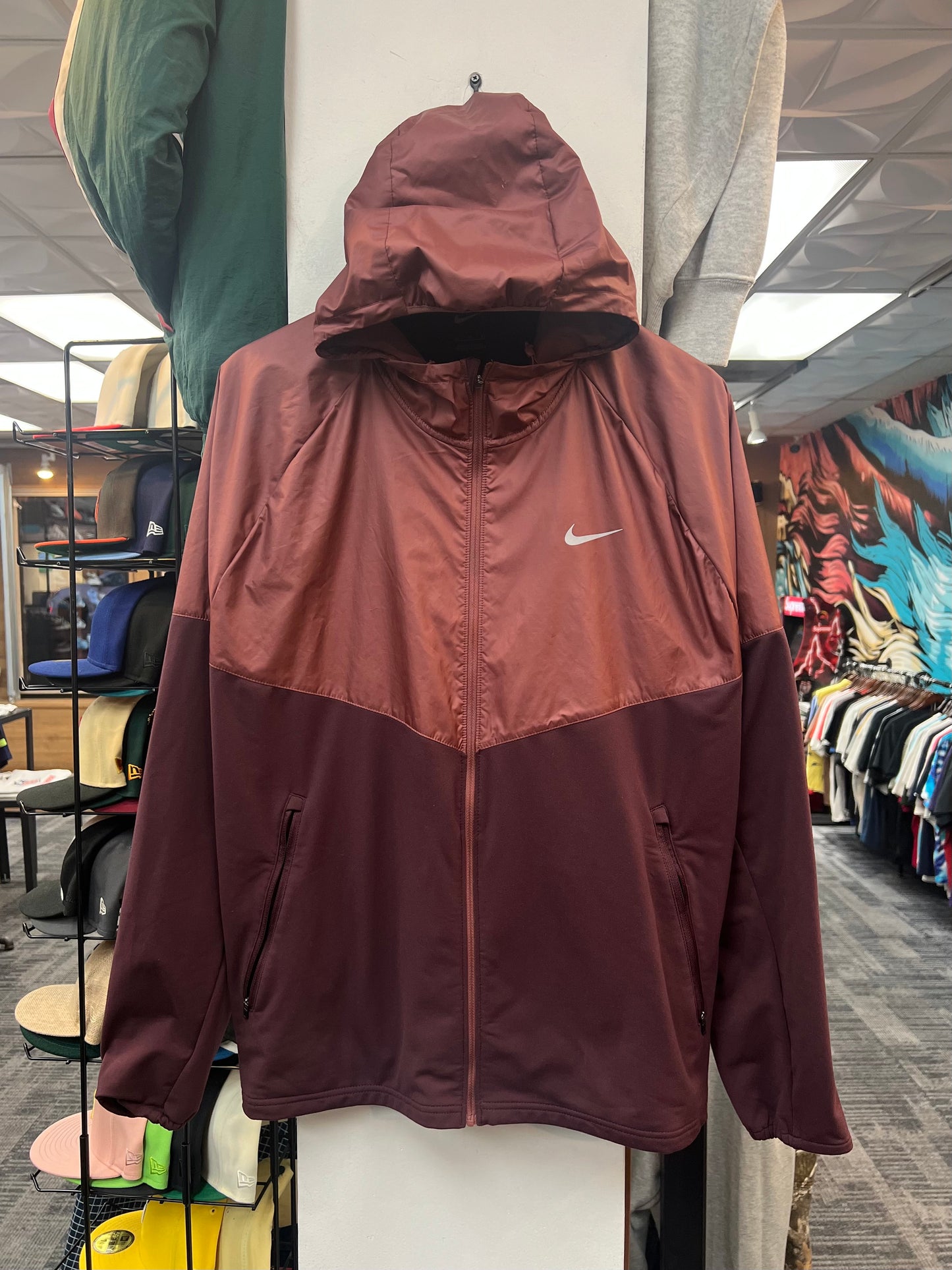 Nike Running Maroon Jacket