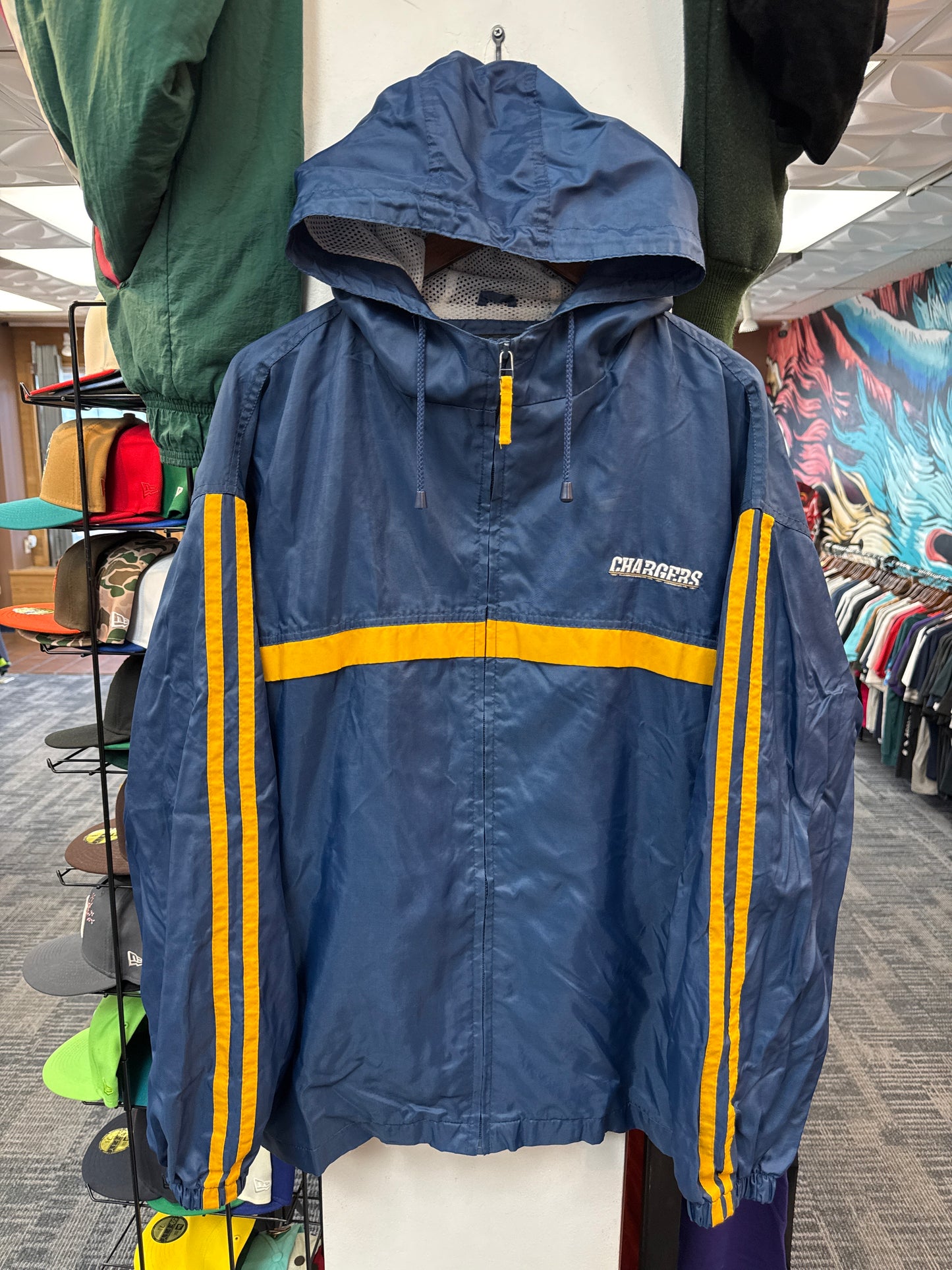 Vintage Chargers Game Day Jacket