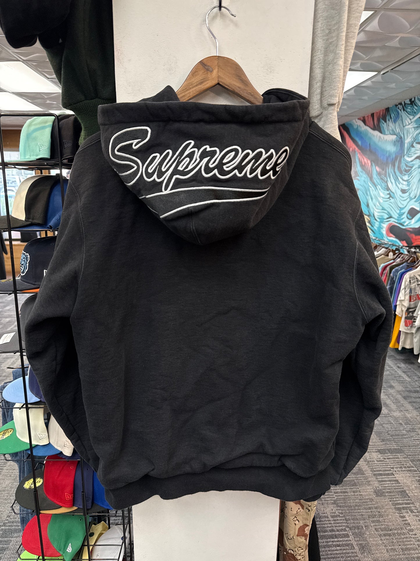 Supreme Thermal Zip Up Hoodie