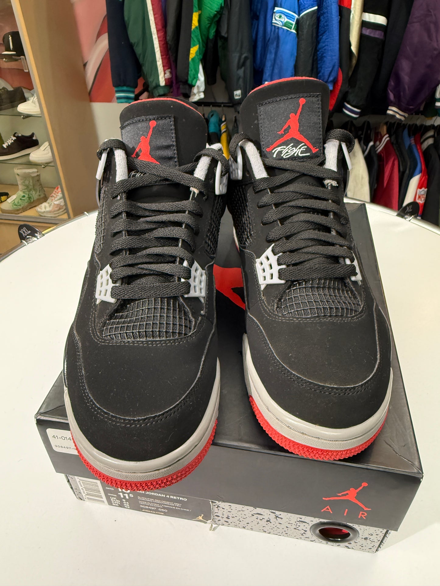 Preowned Bred Jordan 4 (2019)