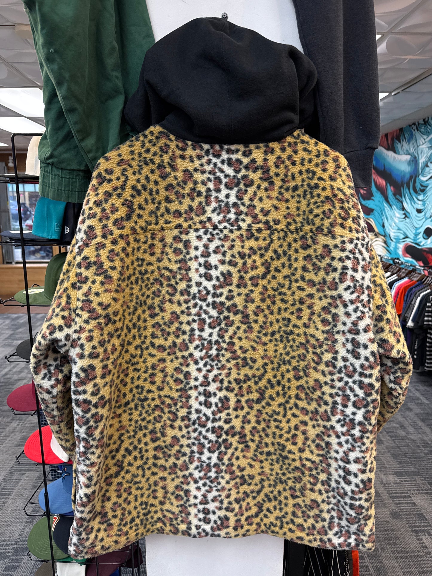 Supreme Brown Leopard Fleece Zip Up
