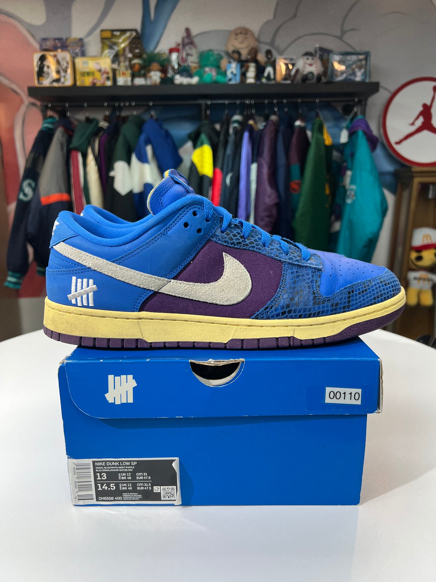 Preowned Nike Dunk Low Undefeated 5