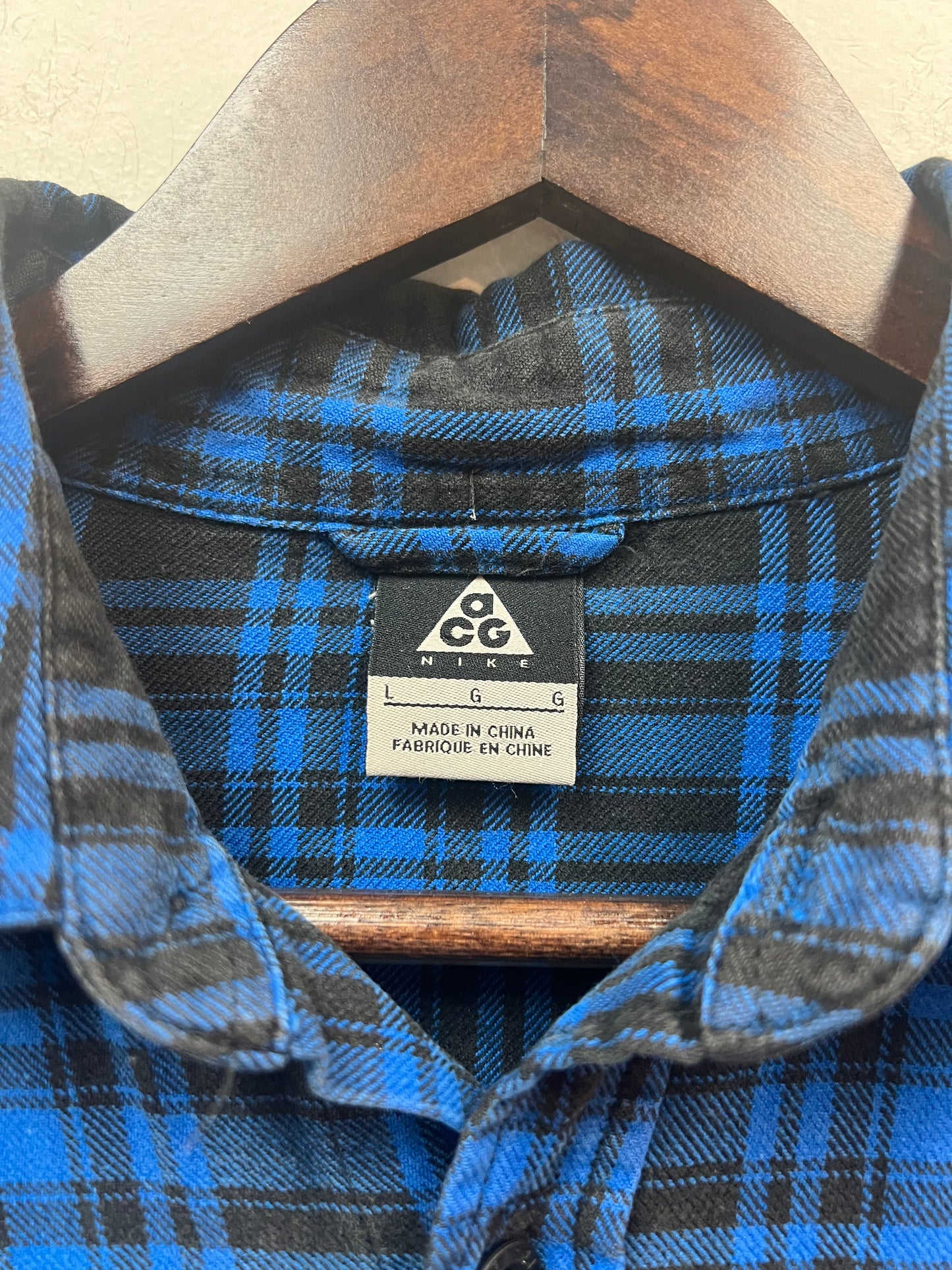 Nike ACG Black & Blue Flannel