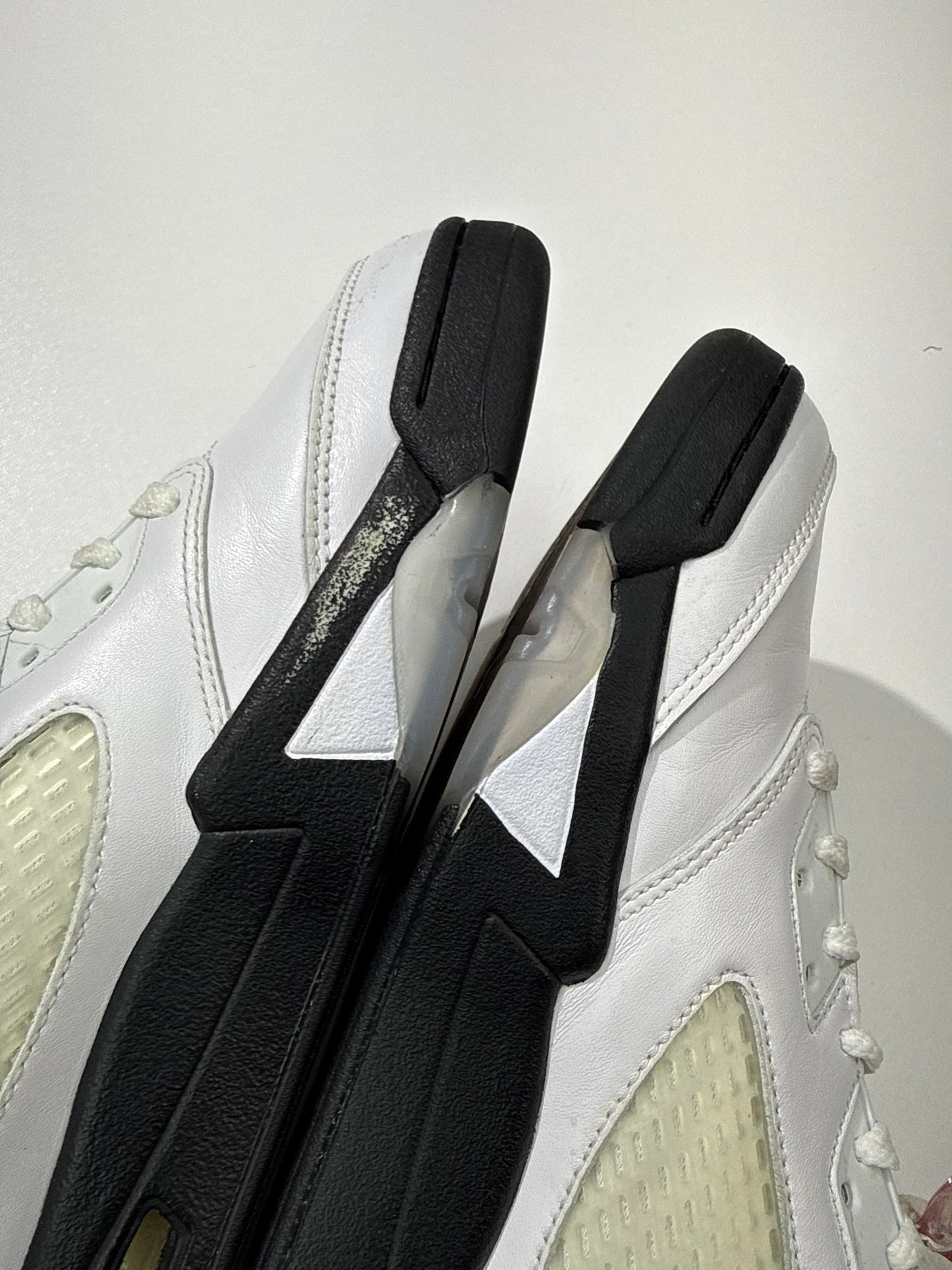Preowned Jordan 5 Fire Red Silver Tongue (2020)