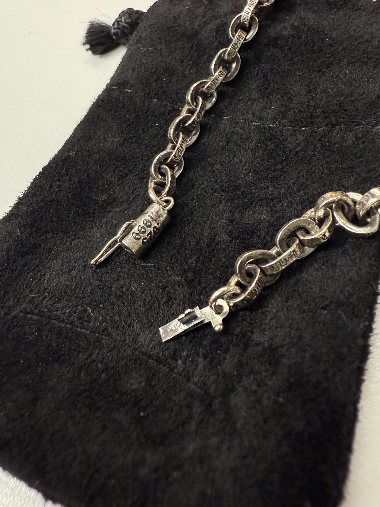 New Chrome Hearts 30” Paper Chain Necklace