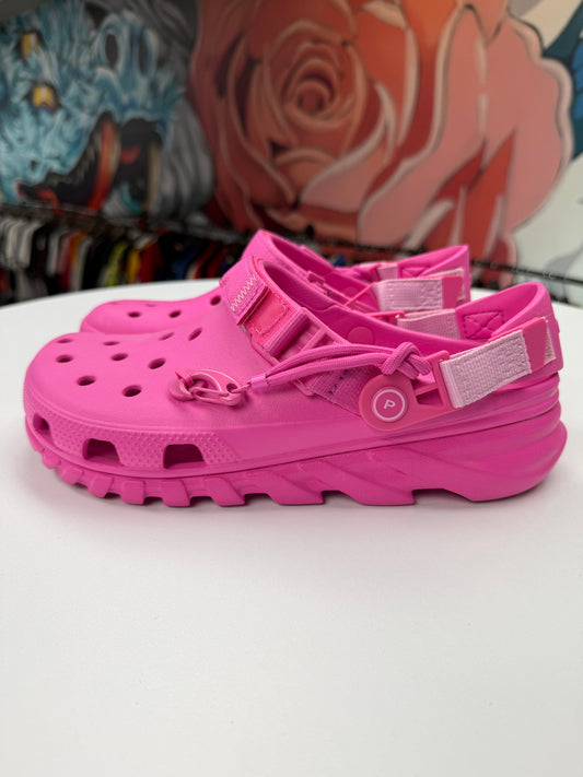 Post Malone Pink Crocs Duet Max 2