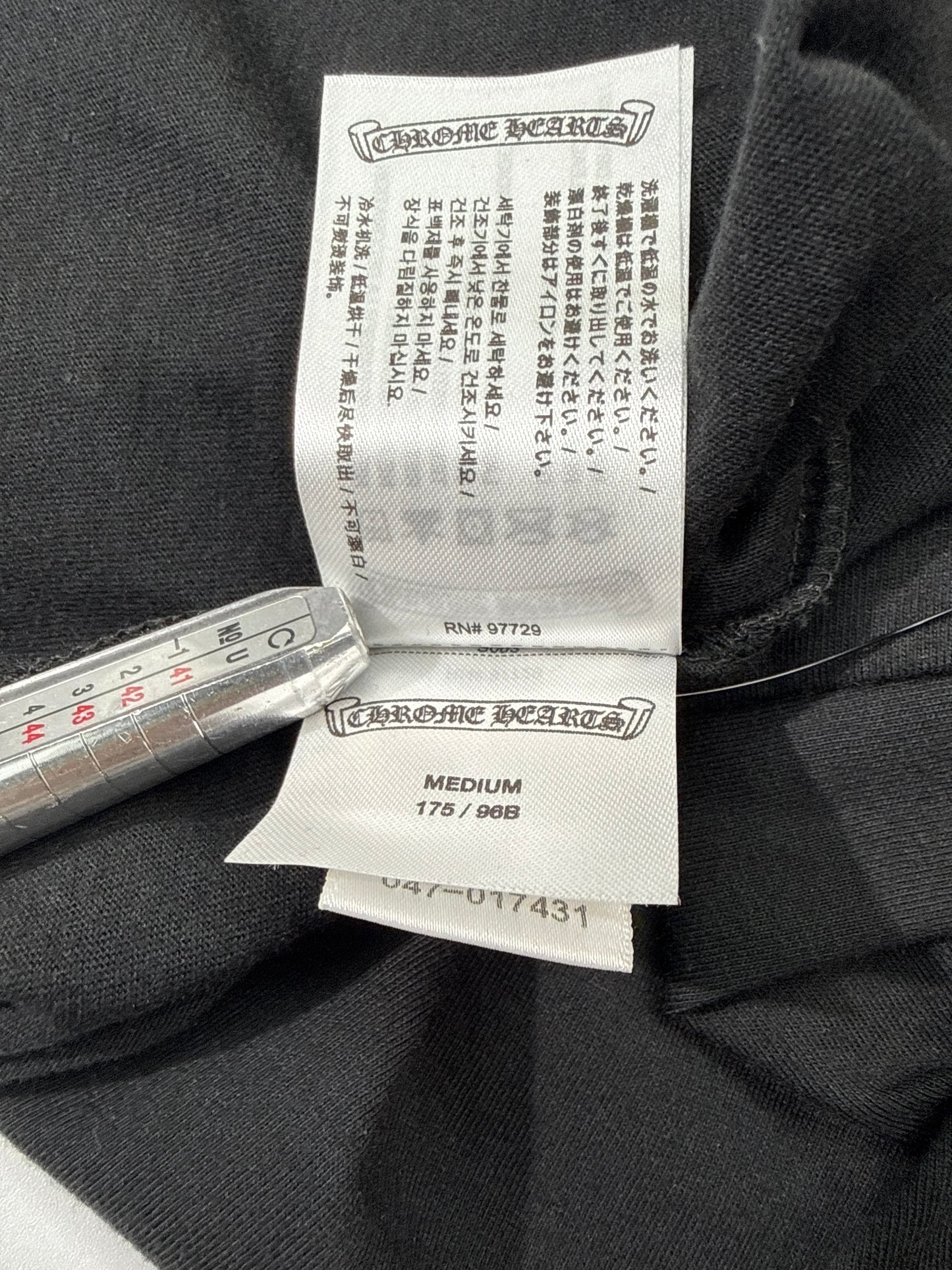 New Chrome Hearts Scroll Pocket Tee
