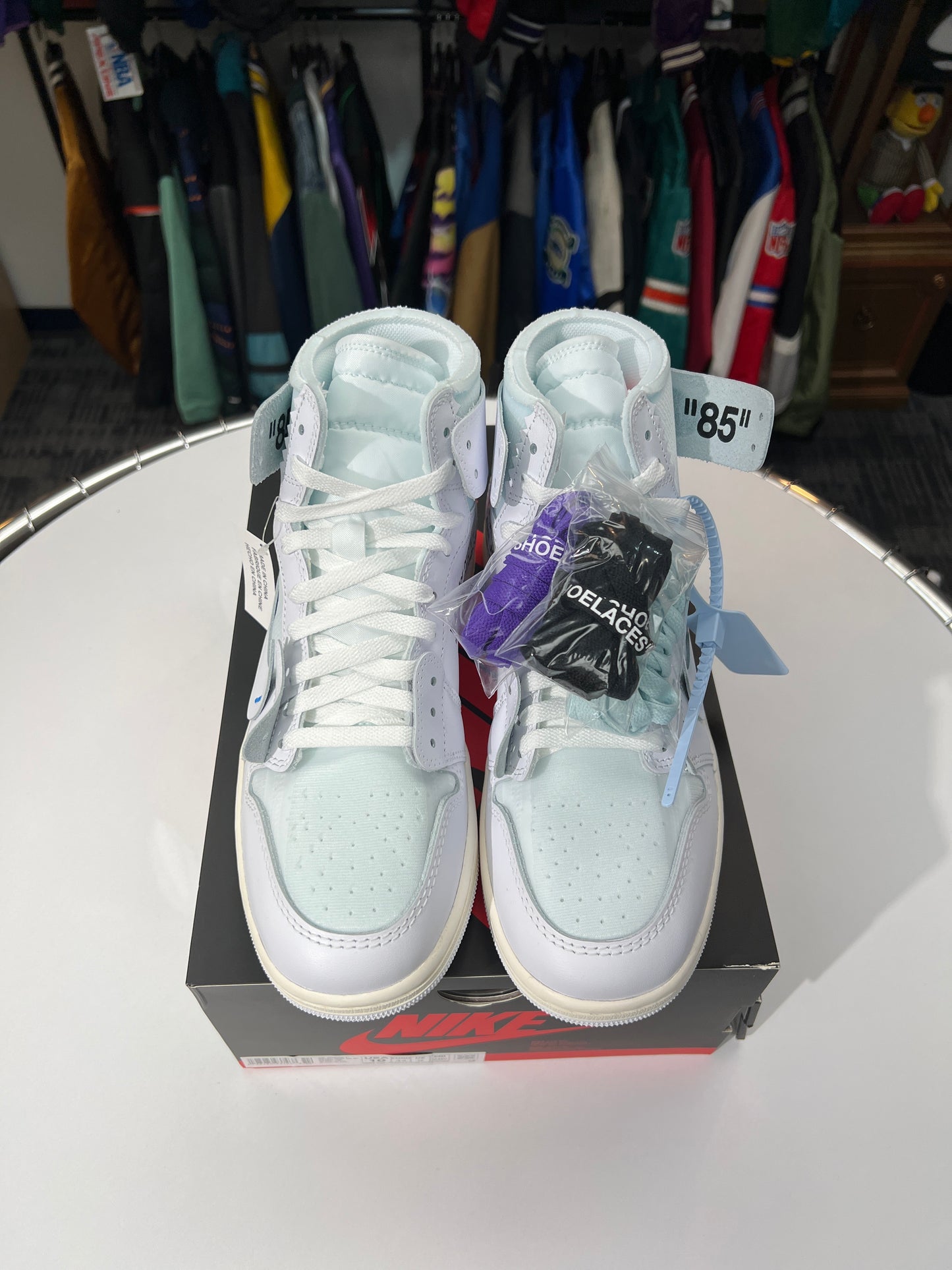 New Jordan 1 Retro High Virgil Abloh Archive Alaska