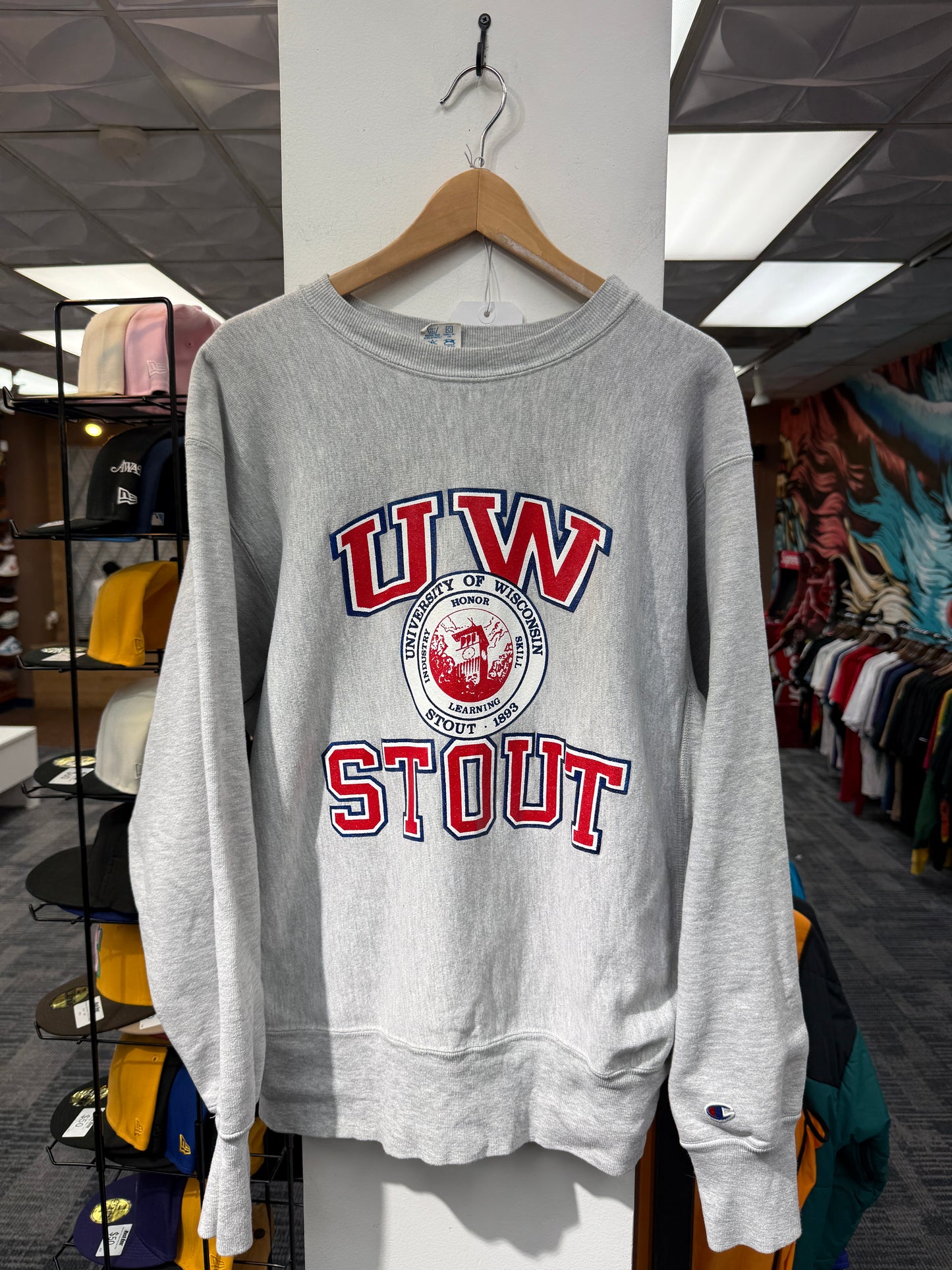 Vintage Champion U of Wisconsin Crewneck