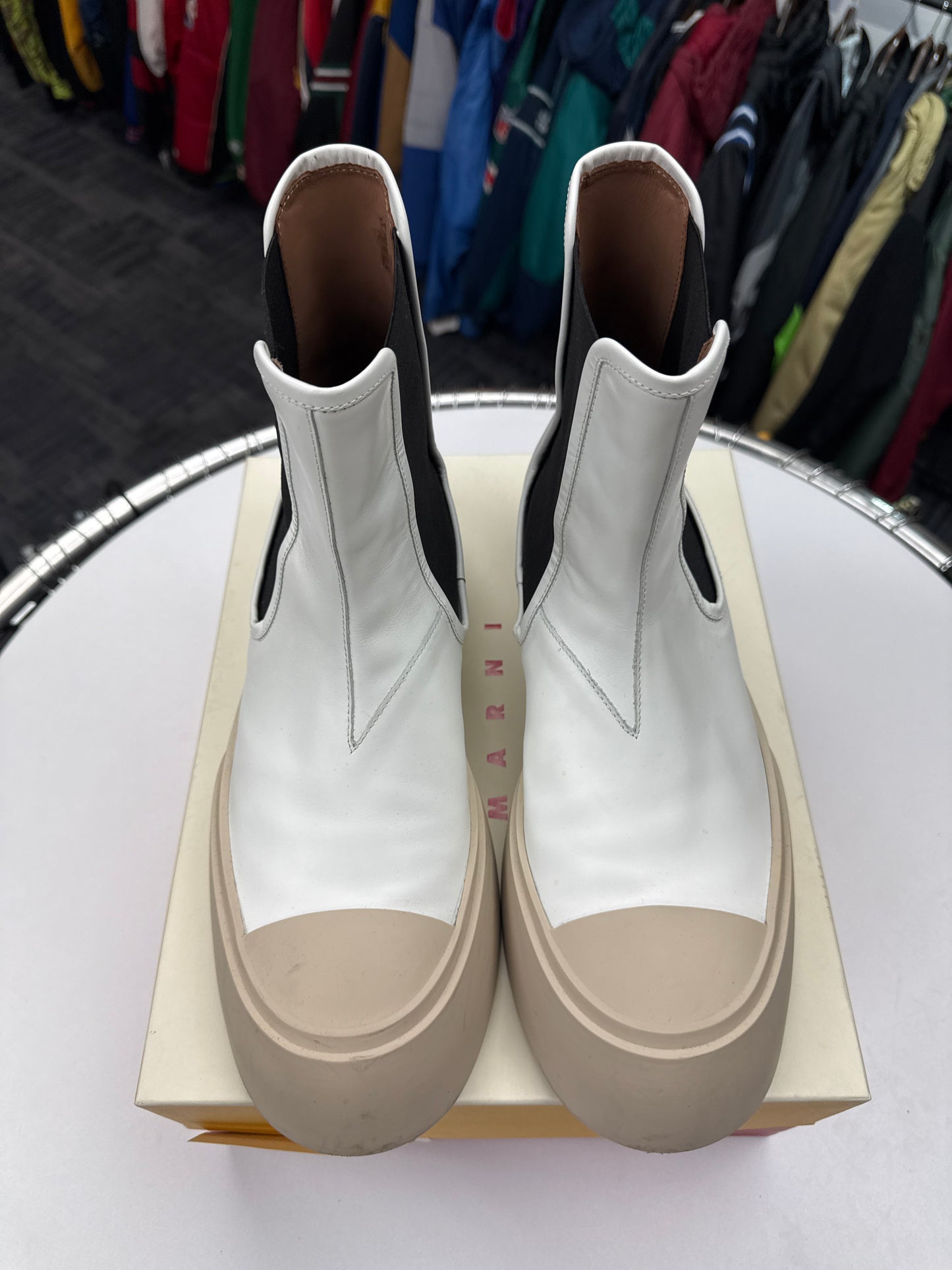 Marni Leather Pablo Chelsea Boot