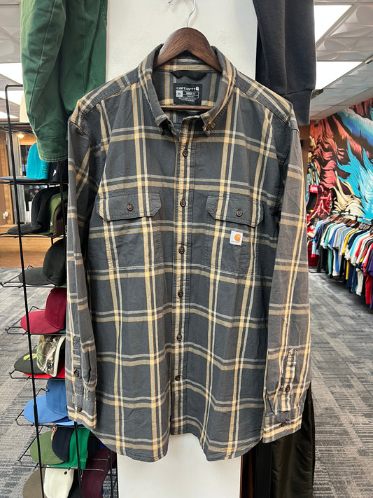Carhartt Grey/Yellow Flannel