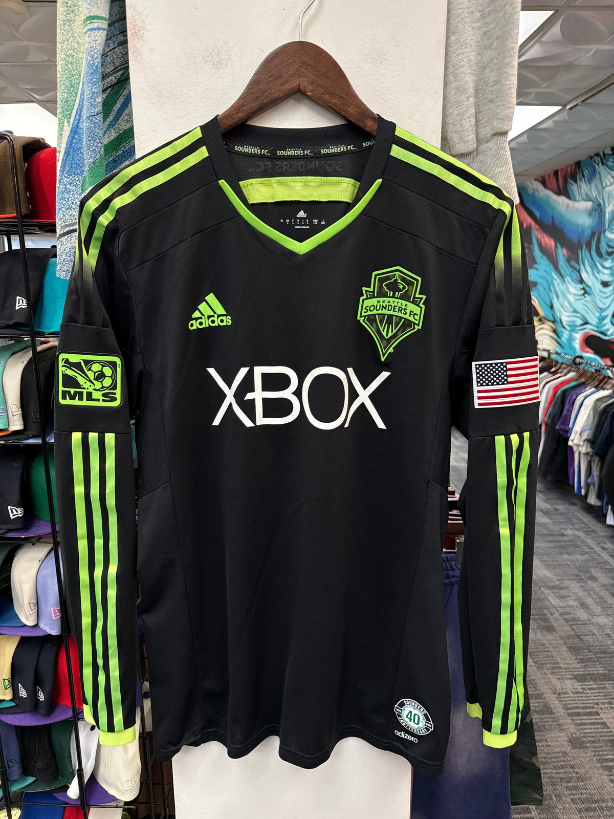 Adidas Sounders XBOX 40th Anniversary Jersey