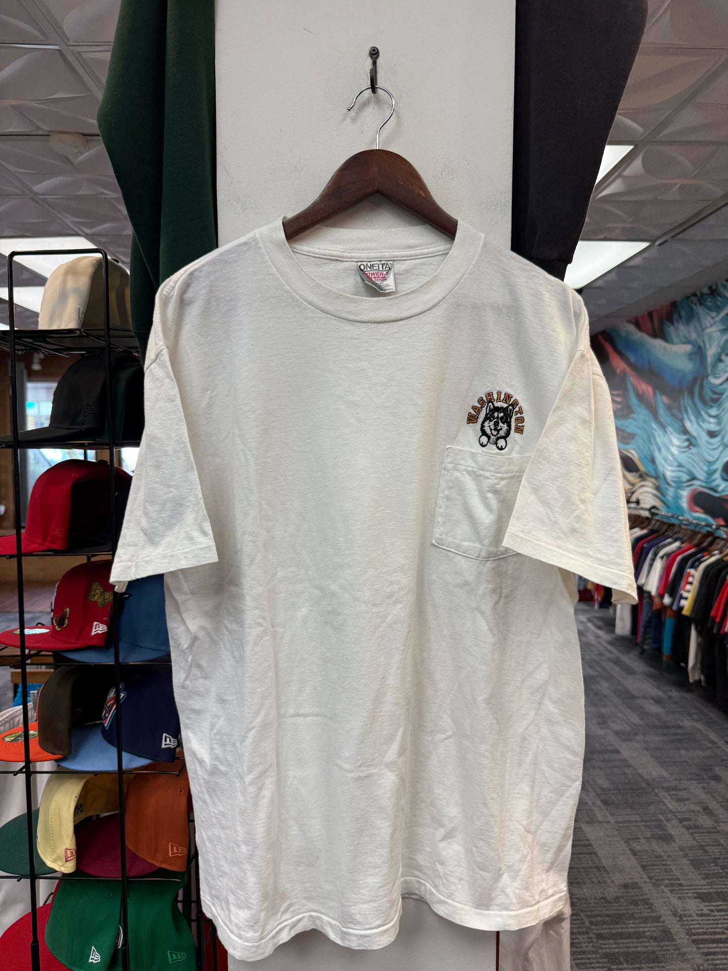 Vintage UW Husky Pocket Tee