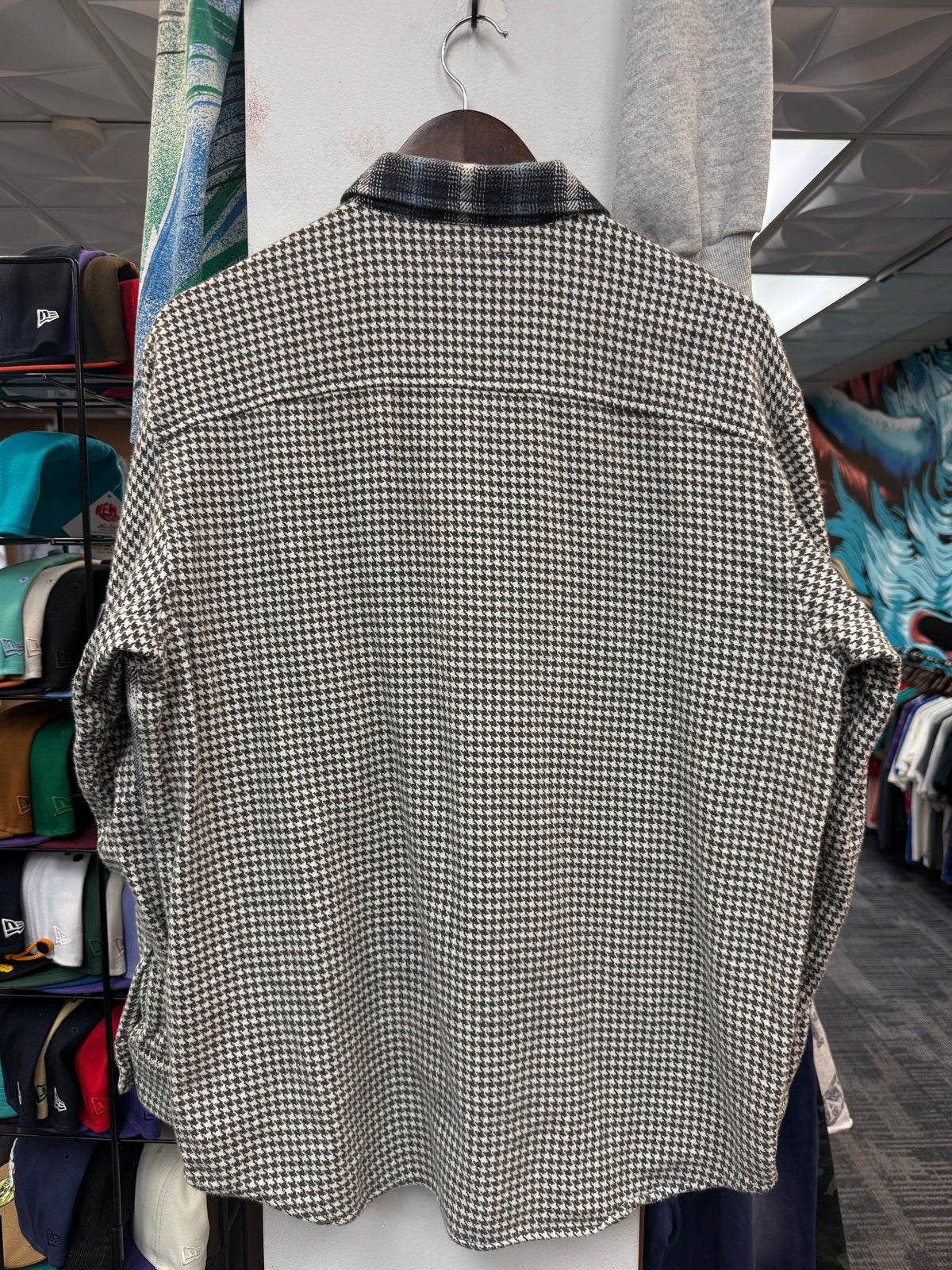 Supreme Houndstooth Plaid Flannel