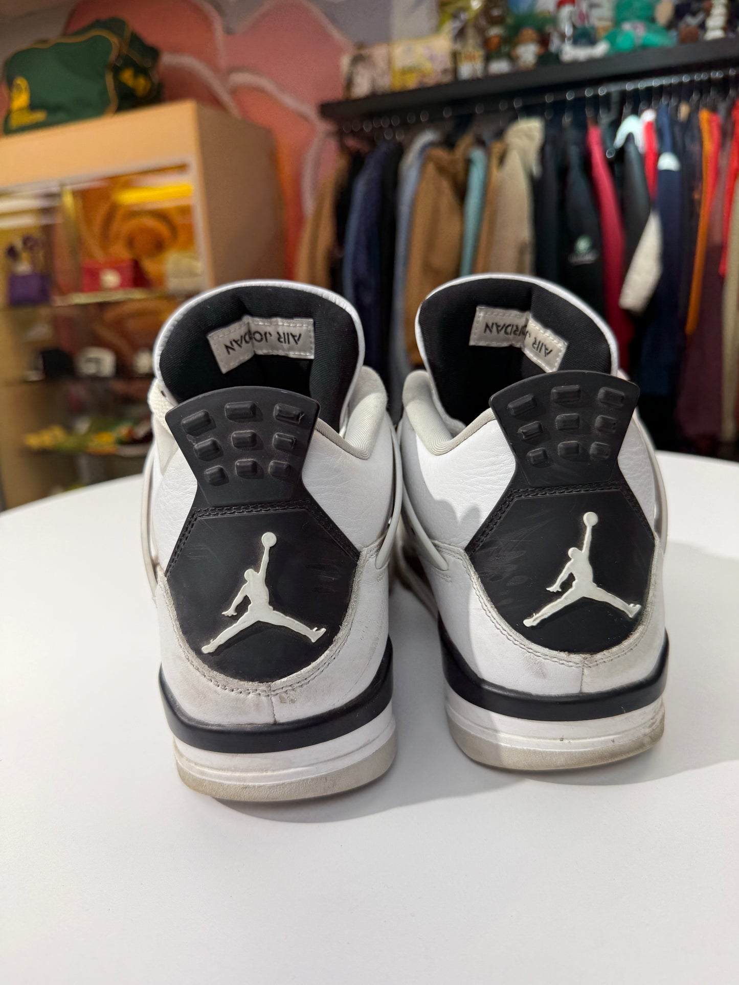 Preowned Military Black Jordan 4