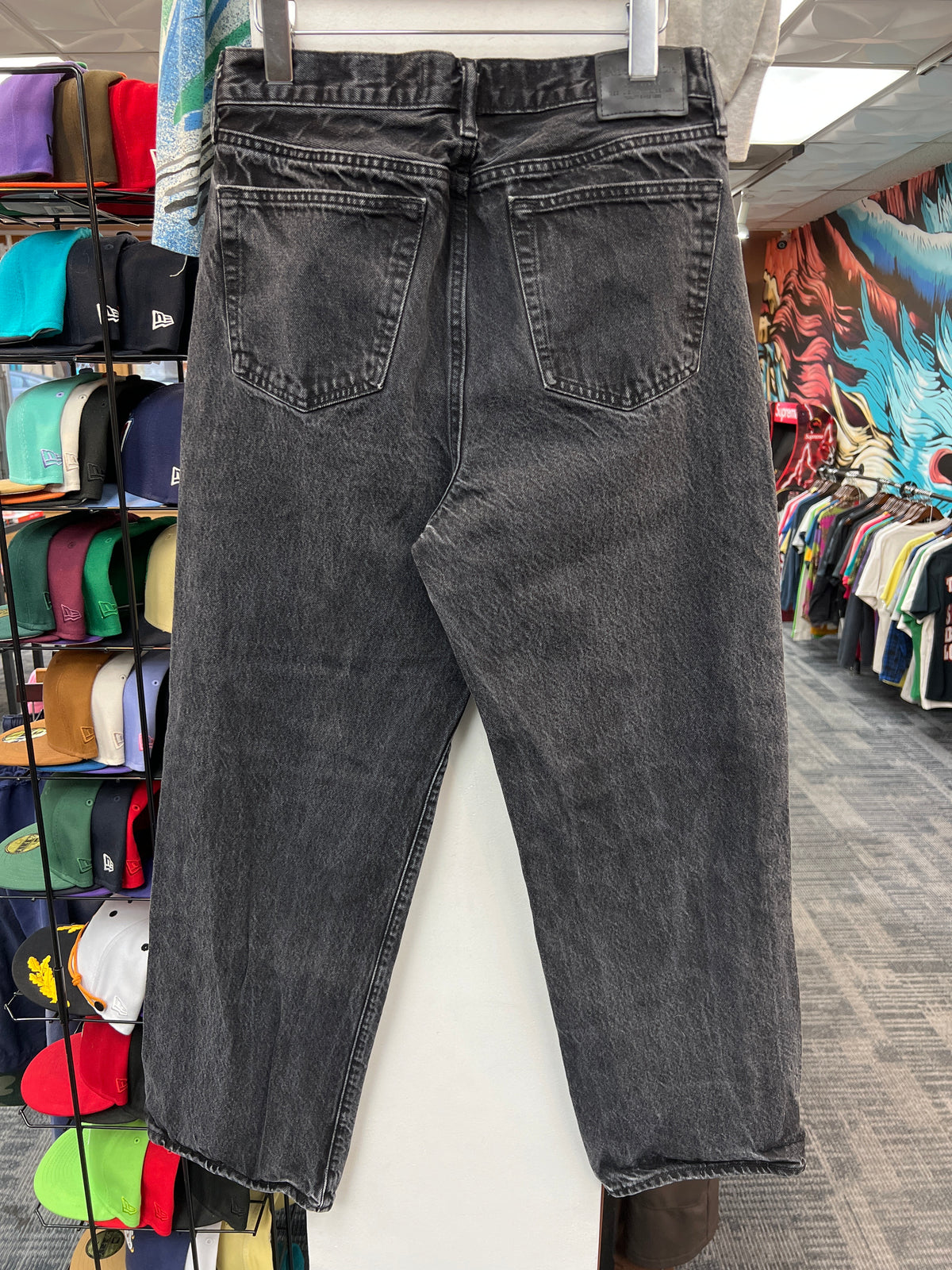 Abercrombie & Fitch Authentic Rigid Baggy Black Denim