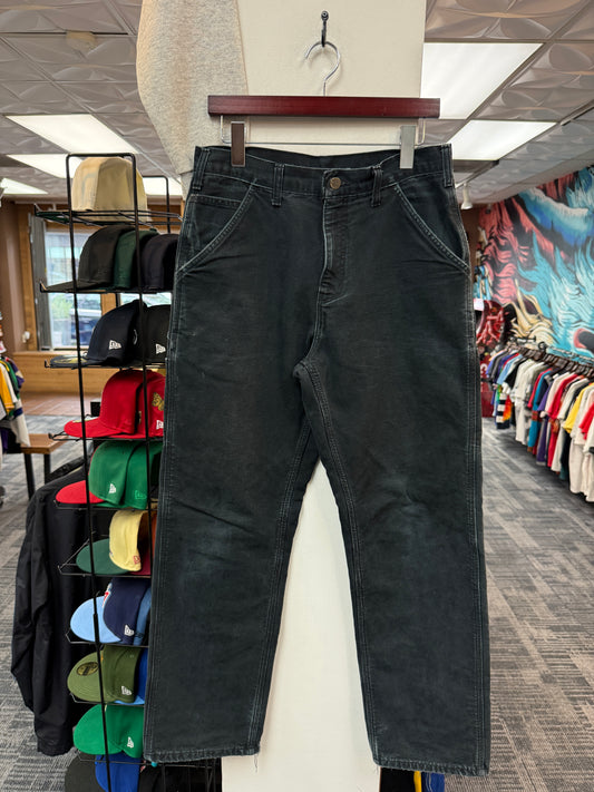 Vintage Black Carhartt Flannel Lined Pants