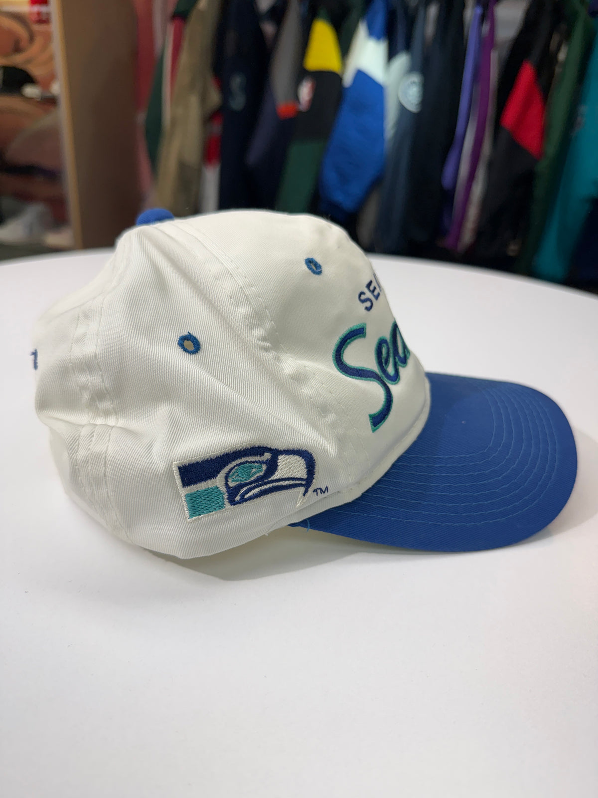 Vintage Seahawks Script SnapBack