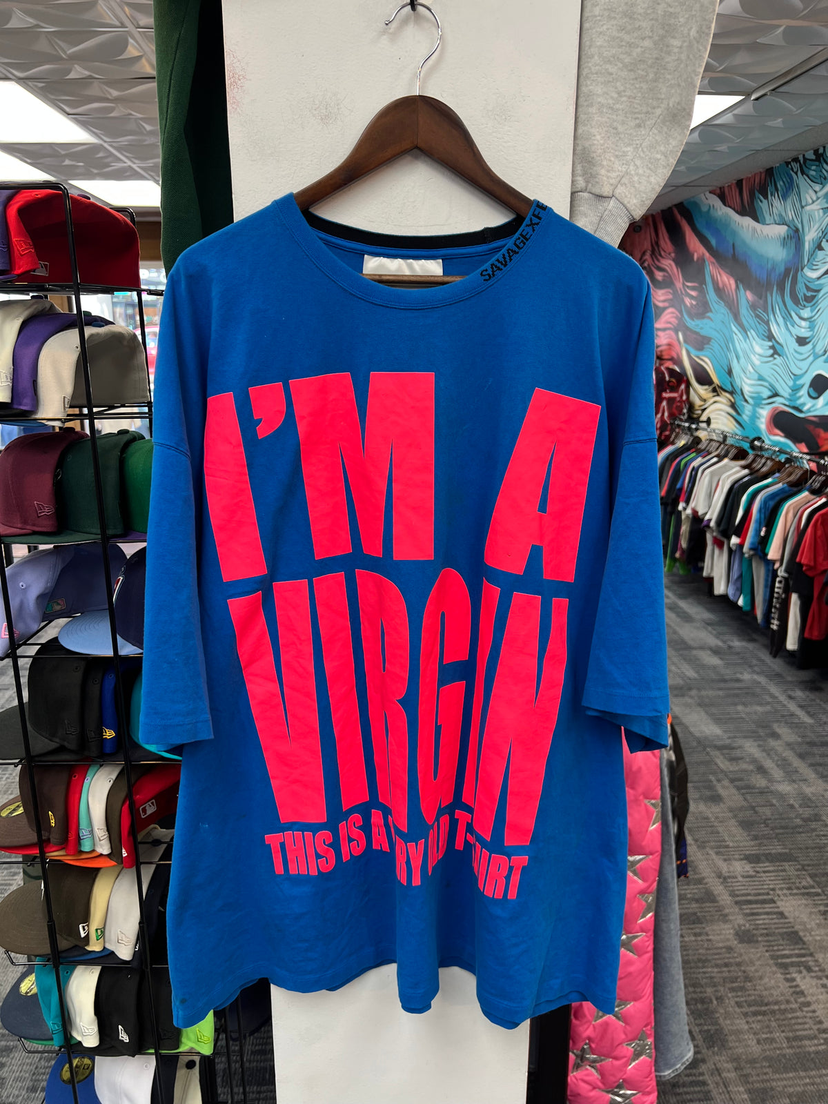 Savage X Fenty Oversized I’m A Virgin Graphic Tee