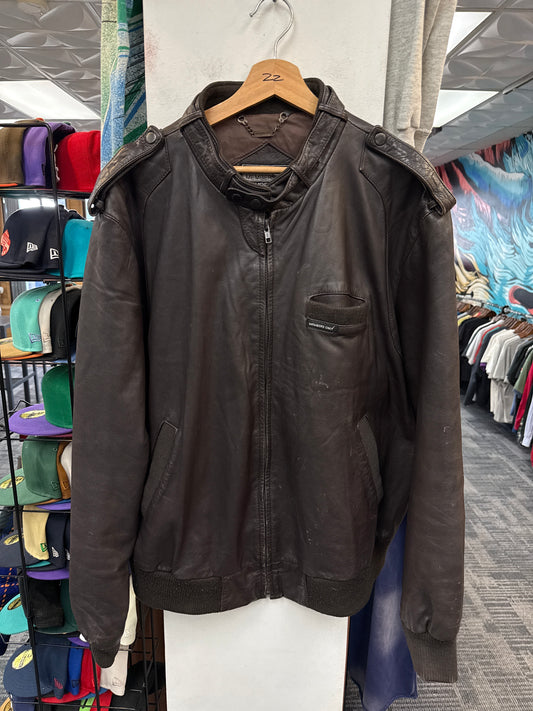 Vintage Members Only Leather Jacket