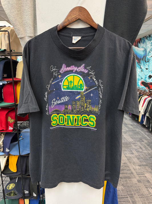 Vintage 1988 Sonics Shooting Stars Tee