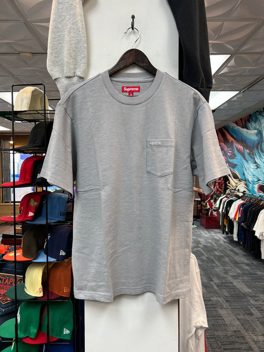 Supreme Grey S/S Pocket Tee