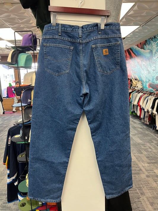 Carhartt Relaxed Fit Straight Fit Denim Jeans