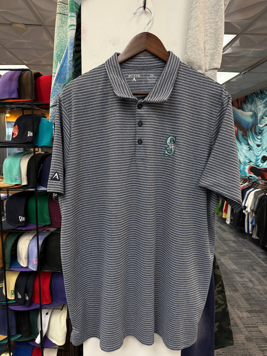 Mariners Striped Polo Shirt