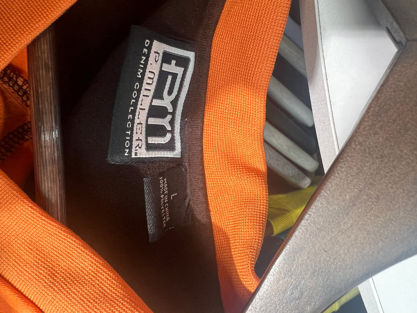 Y2K P Miller Orange and Brown Jersey