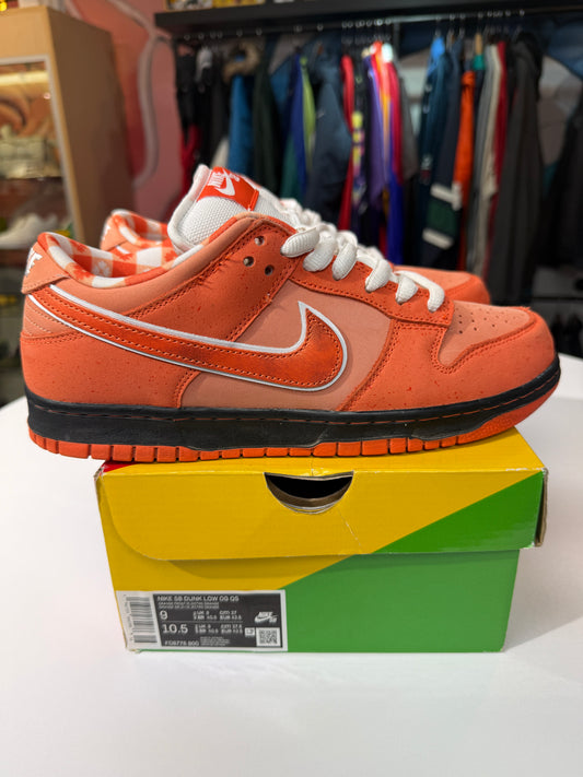 Preowned Orange Lobster Nike SB Dunk Low