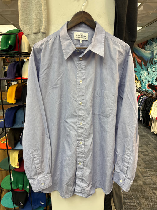 Maison Margiela Oversize Organic Cotton Oxford Button Down