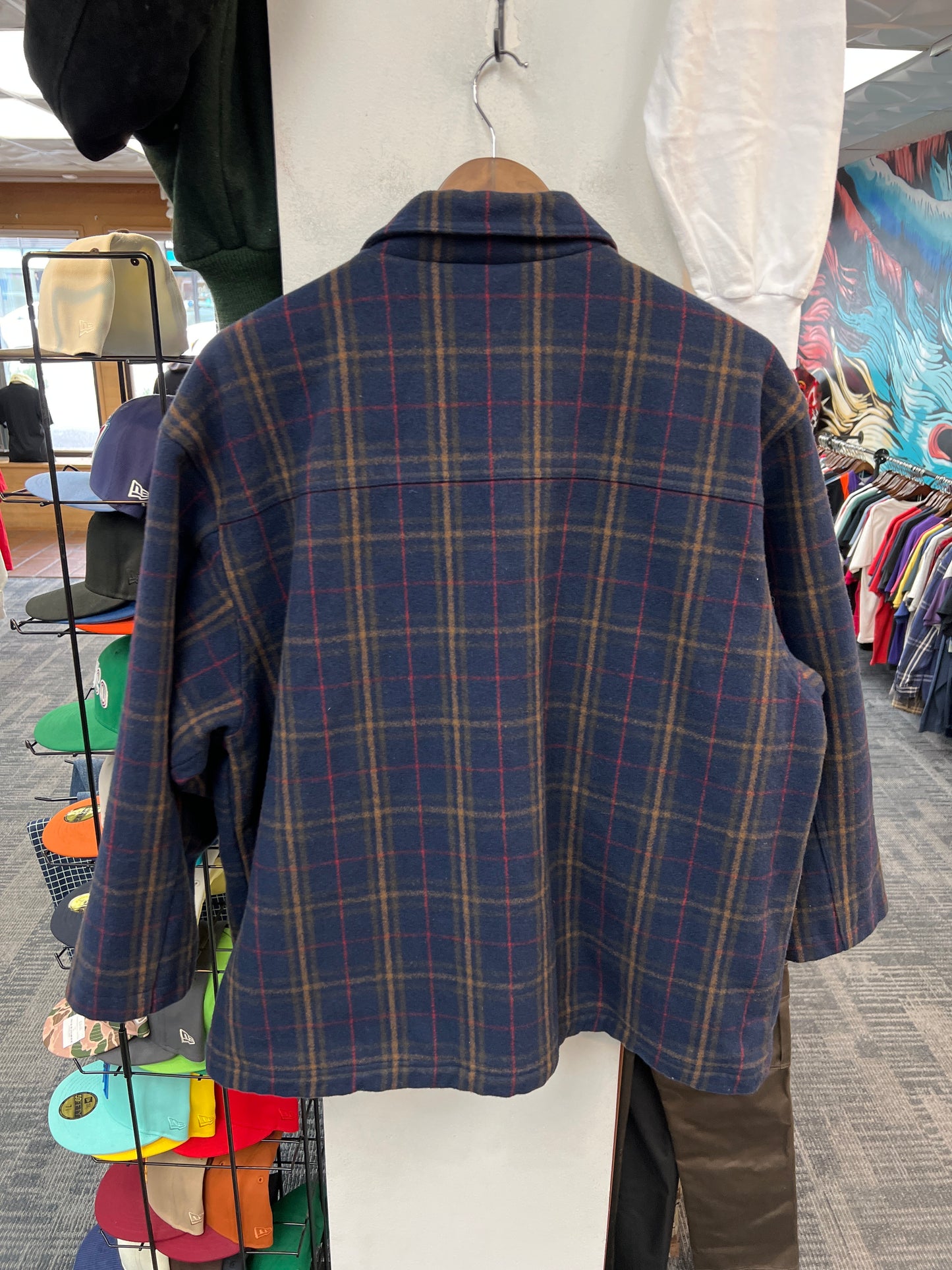Pendleton Wool Plaid Zip Up Jacket