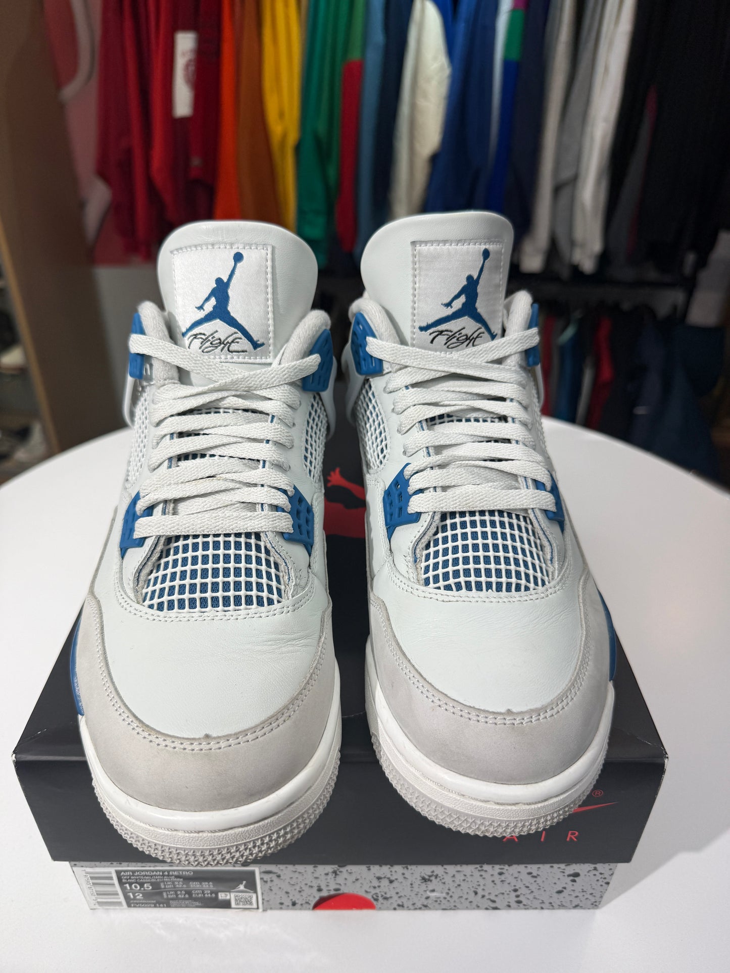 Preowned Military Blue Jordan 4 (2024)